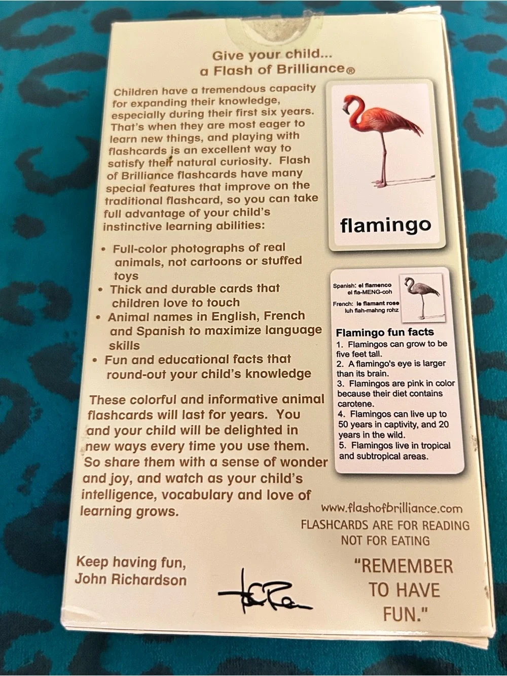 Trilingual Animal Flashcards